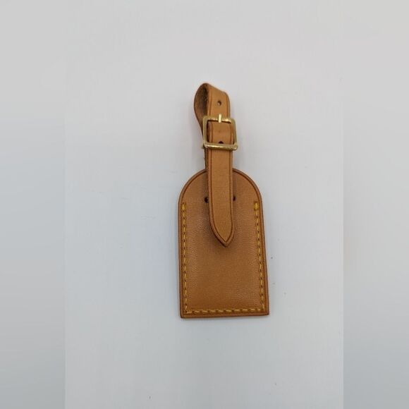 Louis Vuitton Luggage Tag w/ Strap and Padlock & Key - Picture 9 of 10